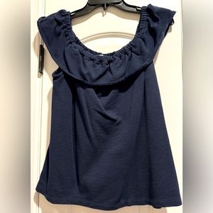 NWOT Women’s Loft navy top